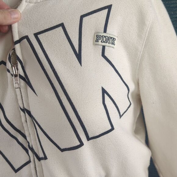 PINK Zip Hoodie, Collegiate Look, For Kitty Rescue! - Picture 7 of 16